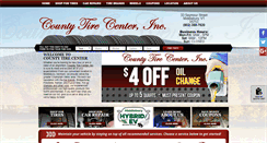 Desktop Screenshot of countytirecenter.com